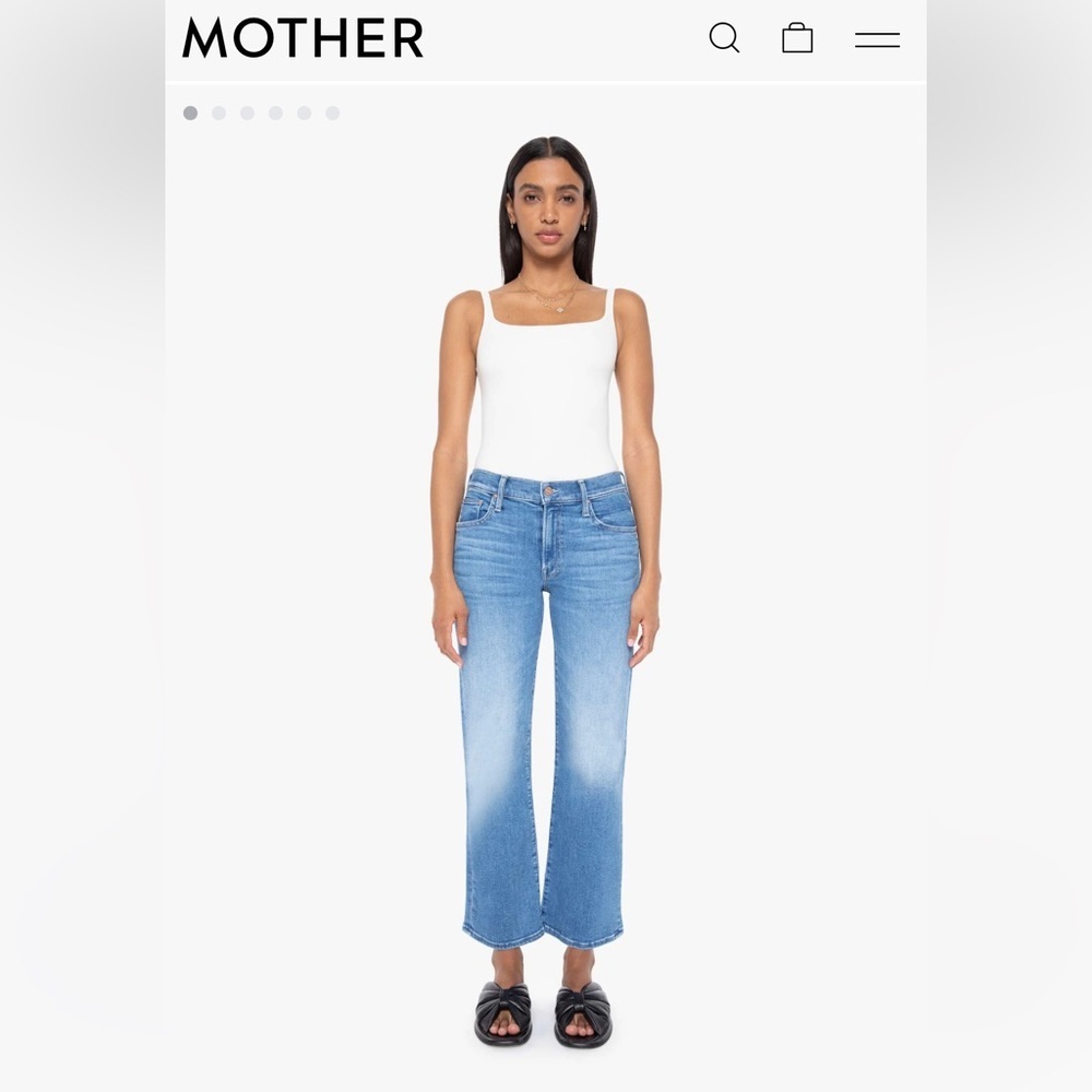 NWT! MOTHER The Mid Rise Rambler Zip Ankle​​